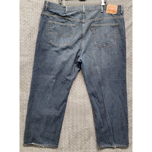 Levi's 559 Relaxed Straight 46x29 Blue Jeans Medium Wash Casual Modern Denim - Picture 5 of 8